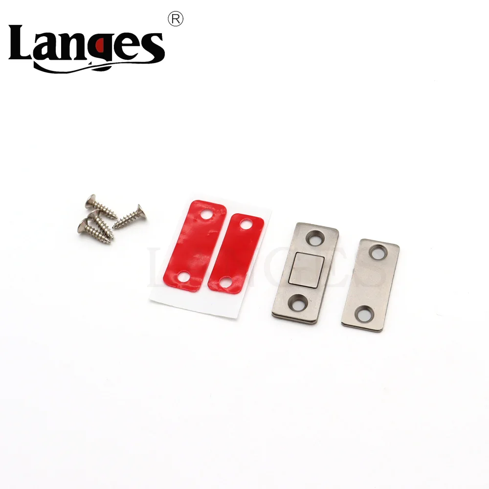Heavy Duty Cabinet Magnetic Catch Kitchen Closet Drawer Ultra Thin Cabinet Latch Metal Adhesive Magnetic Door Catch