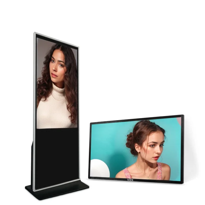 Advertising Player Android Windows System 4K Digital Signage and Displays Floor Standing LCD Indoor Totem Kiosk Touch Screen