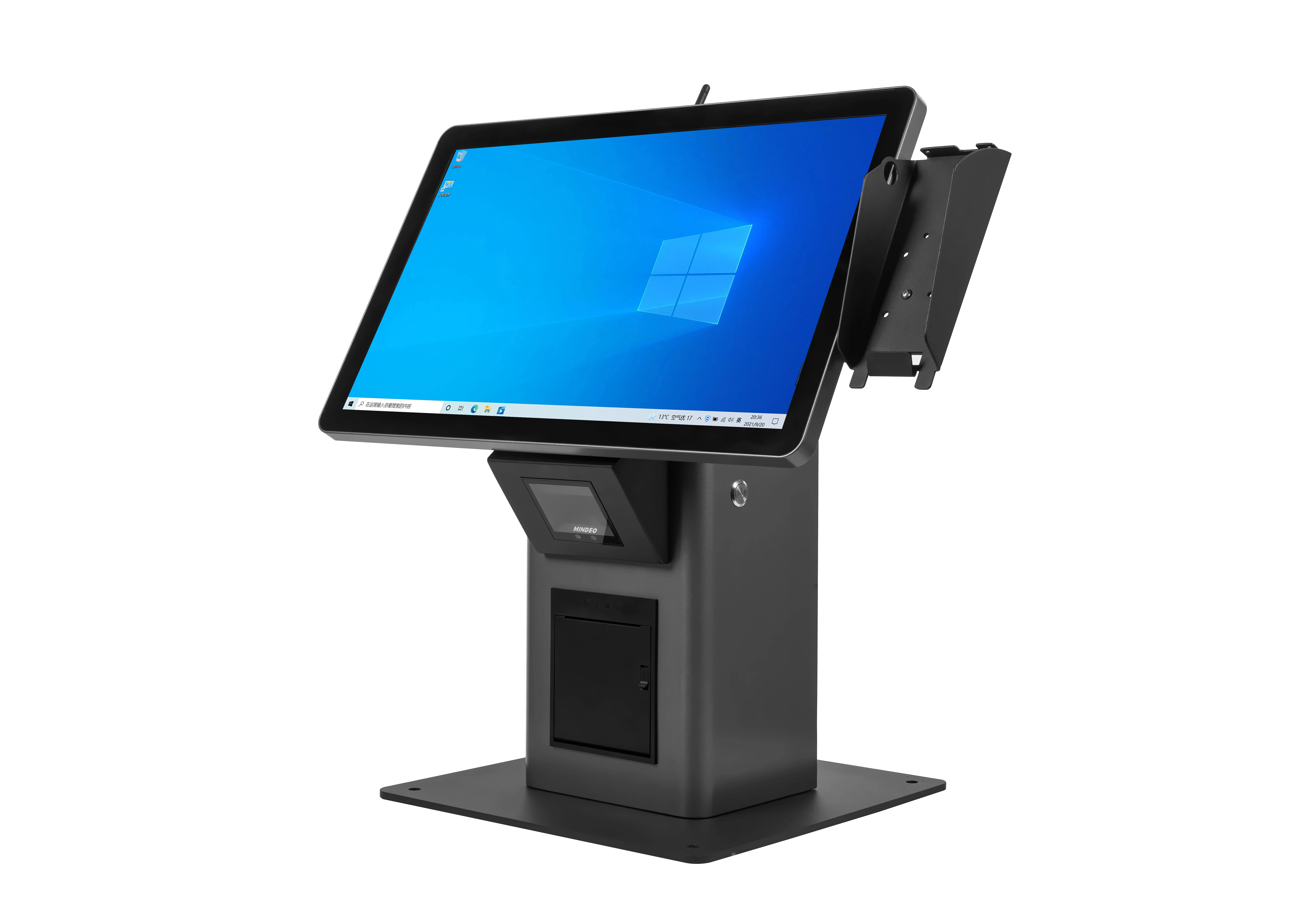 Customized Adjustable screen Payment Kiosk With Thermal Printer and Qr Code Scanner