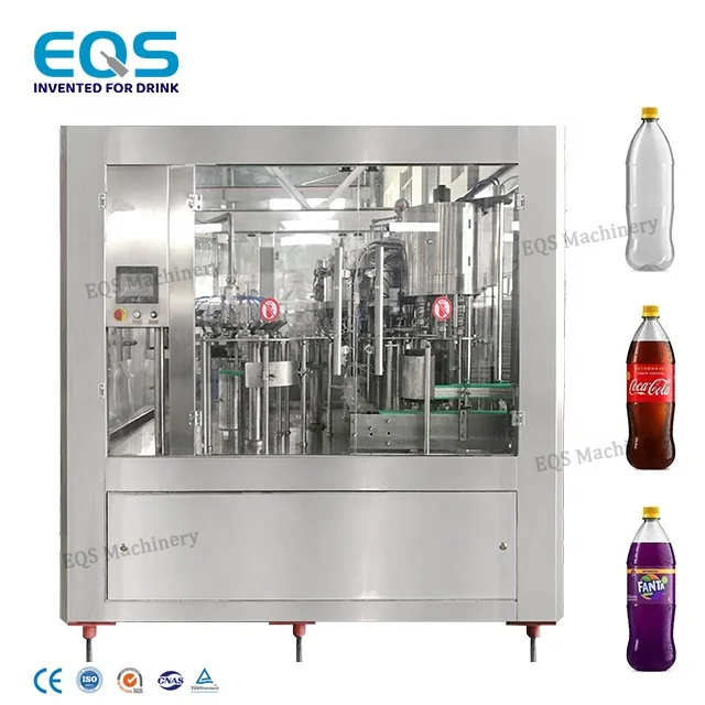 Automatic 2000BPH Soda Water Machine Small Scale Soda Drink Production Plant
