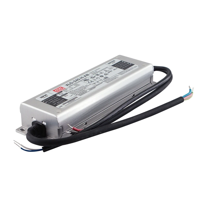 Meanwell LED Power Supply XLG-240-L Waterproof 0-10v DALI Dimmable LED Driver 240W 137v 700mA for Street LED Lighting Strip