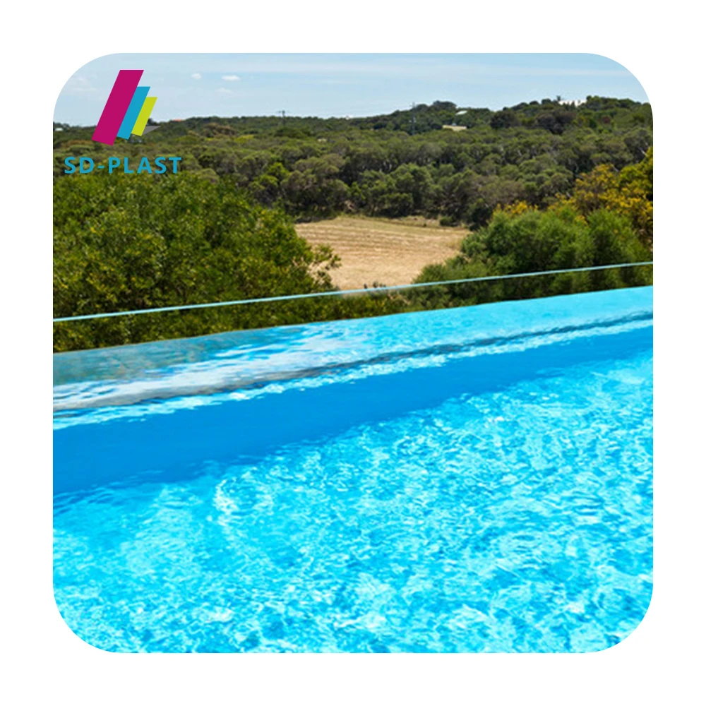 High quality ce approved freestanding clear transparent acrylic outdoor swimming pool manufacturer