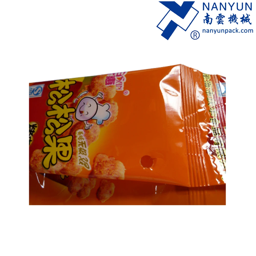 NY-809A automatic electric plastic film hole punching machine for bag making machine