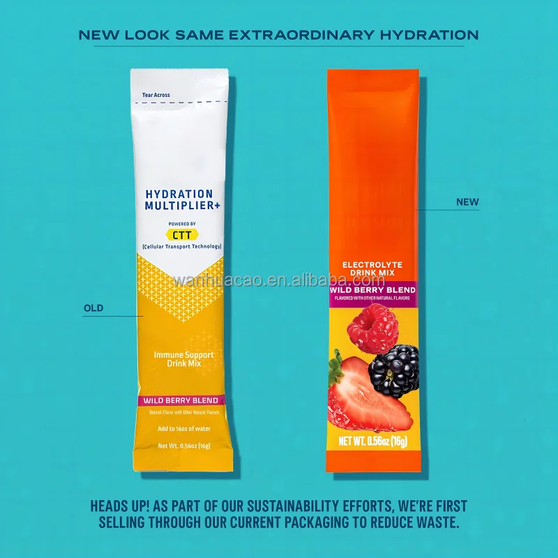 Best Sale Electrolytes Powder Wild Berry Blend Hydration Drink Mix Electrolytes Boost Endurance and Reduce Fatigue