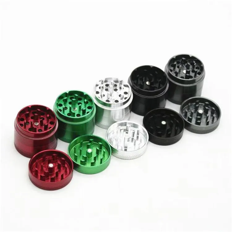 Custom Logo Metal Grinder Laser UV Printing 4 Layer   Grinder   Ceramic Herb Grinder