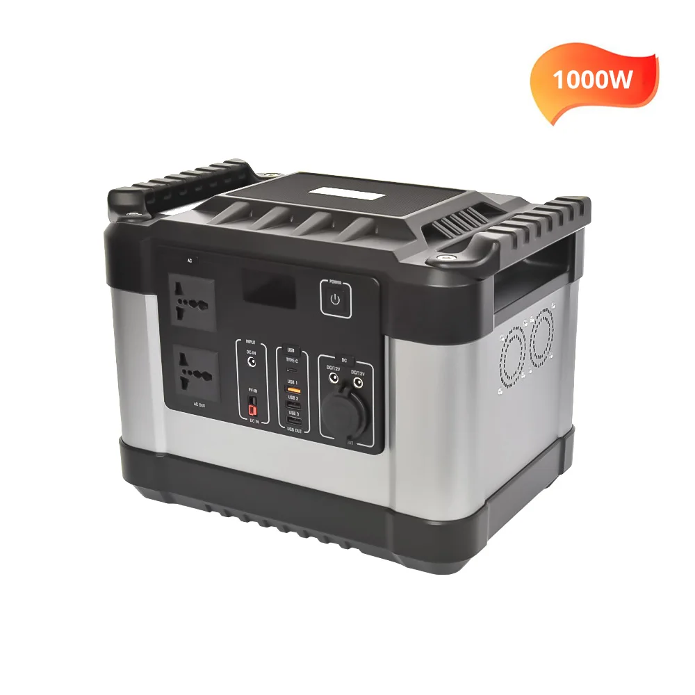 2021 Home Energy Storage  USB/DC Type C Generator 1000W Power Storage 1000W Power Supply
