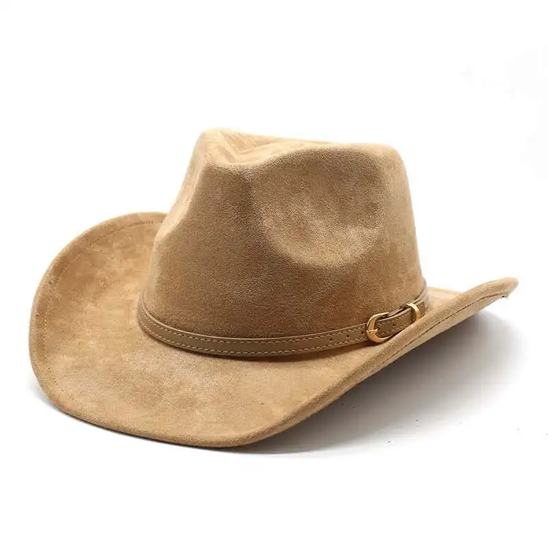 Hat Western cowboy  cattle  Hats golf Wholesale Sombrero  casual OutdoorNew Cowboy Hat Fedora Wide custom