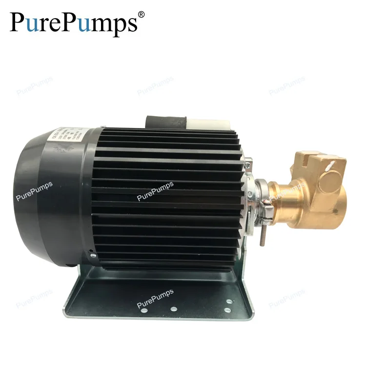 220v 50hz 1000L/H flux brass procon rotary vane high pressure brass boosting pump for espresso coffee machine