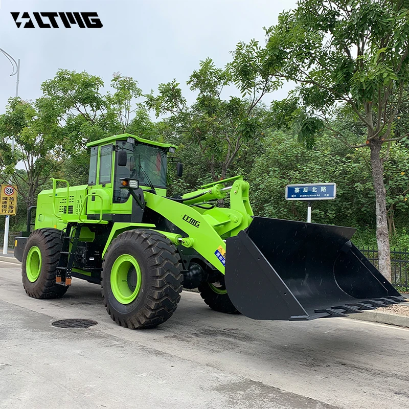 LTMG front end loader 3 ton 5ton electric articulating wheel loader for heavy duty