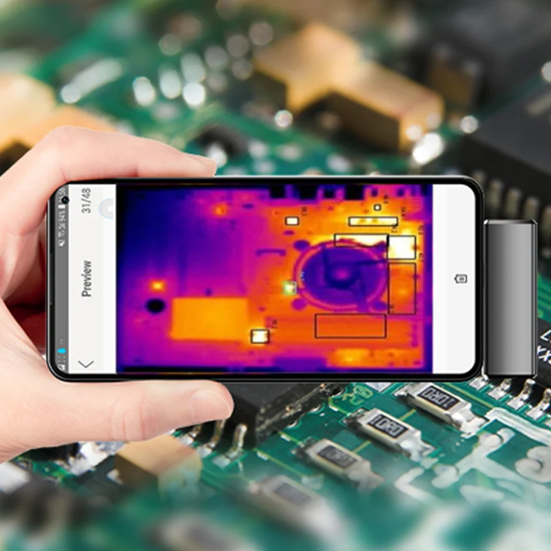 Android smartphonec ellphone use infrared thermal imaging  camera mobile phone thermal camera