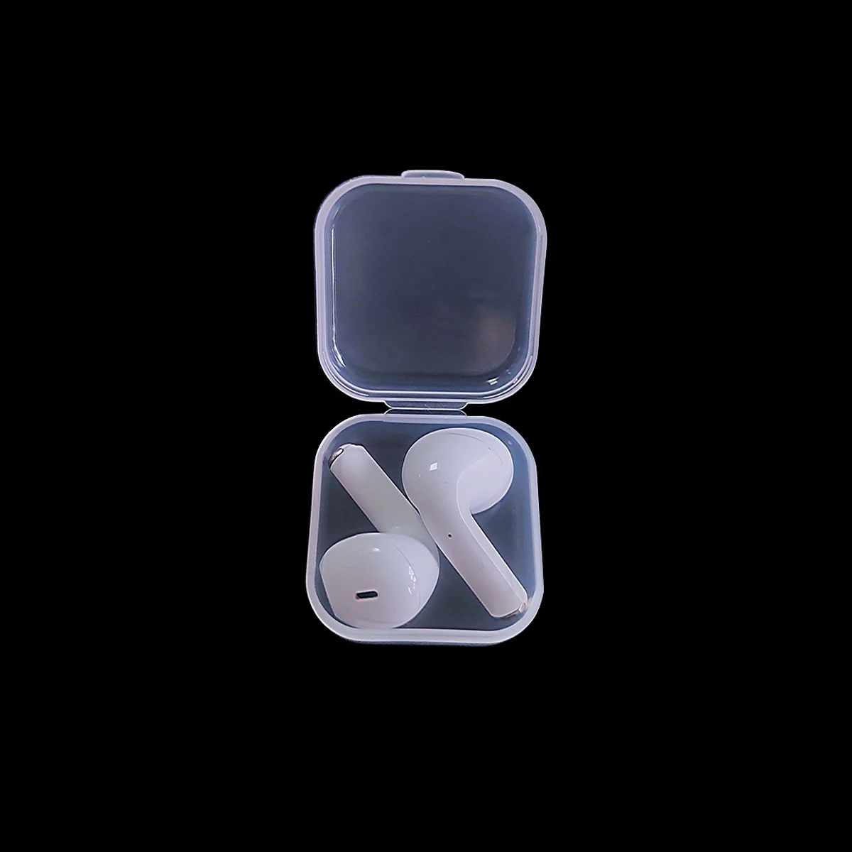 Hot sale headphones small plastic box, small parts, coins, beads, candy, nails, rings, earrings, travel medicine storage box