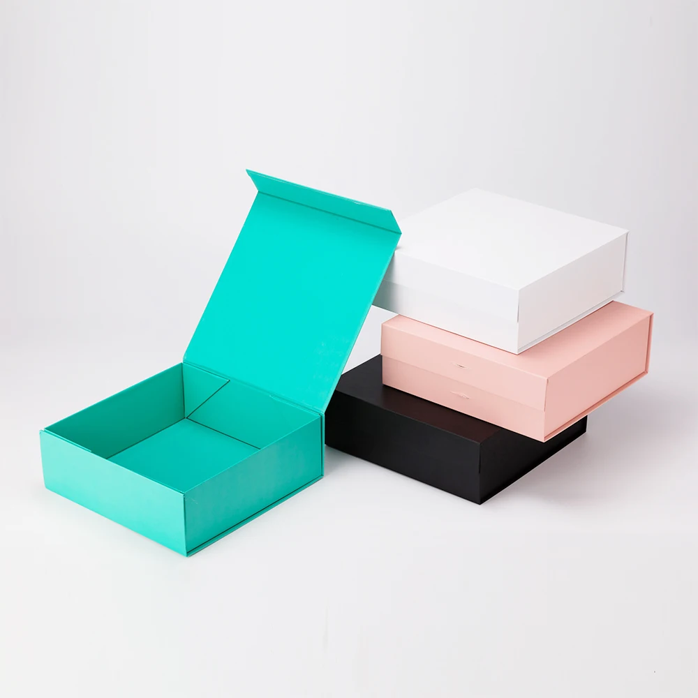 Food Grade Folding Box Logo Box With Gate Fold Lid Folding Paper Box