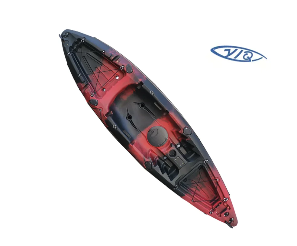 Newest Good Quality Single Sit on Top Canoe Fishing Kayak at Factory Price with One Person Seat