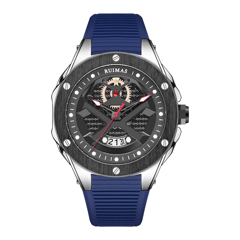 Новинка 2021, Брендовые Часы ruimas, простые повседневные водонепроницаемые мужские часы, светящиеся кварцевые часы, оптовая продажа