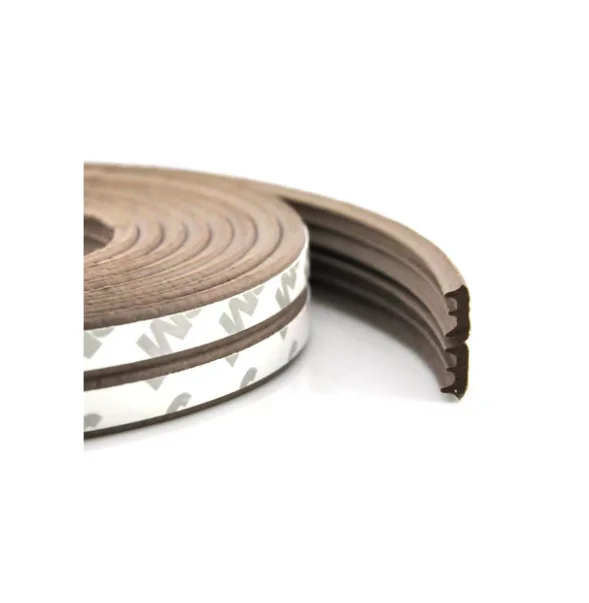 D/E Shape Rubber Weatherstrip Sponge Rubber Gasket Rubber Seal Strip