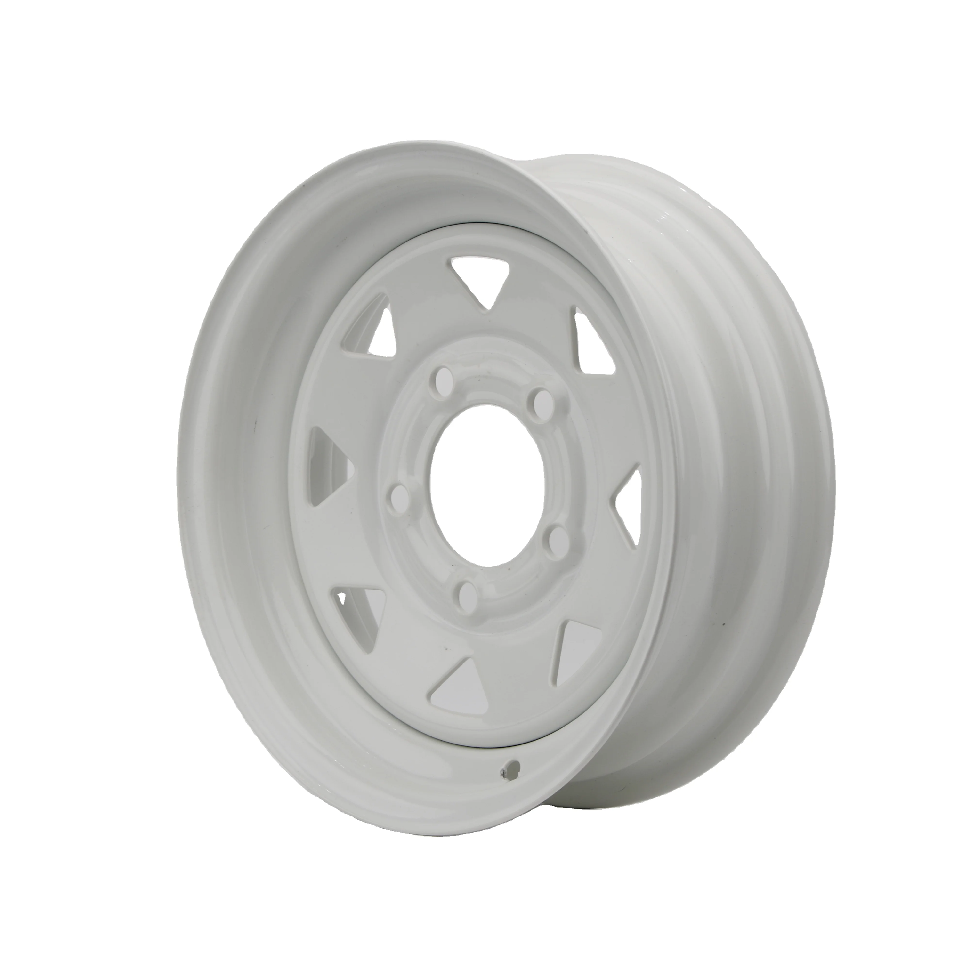 FORGIERA customized top quality new style 15inch american style steel wheel for trailer