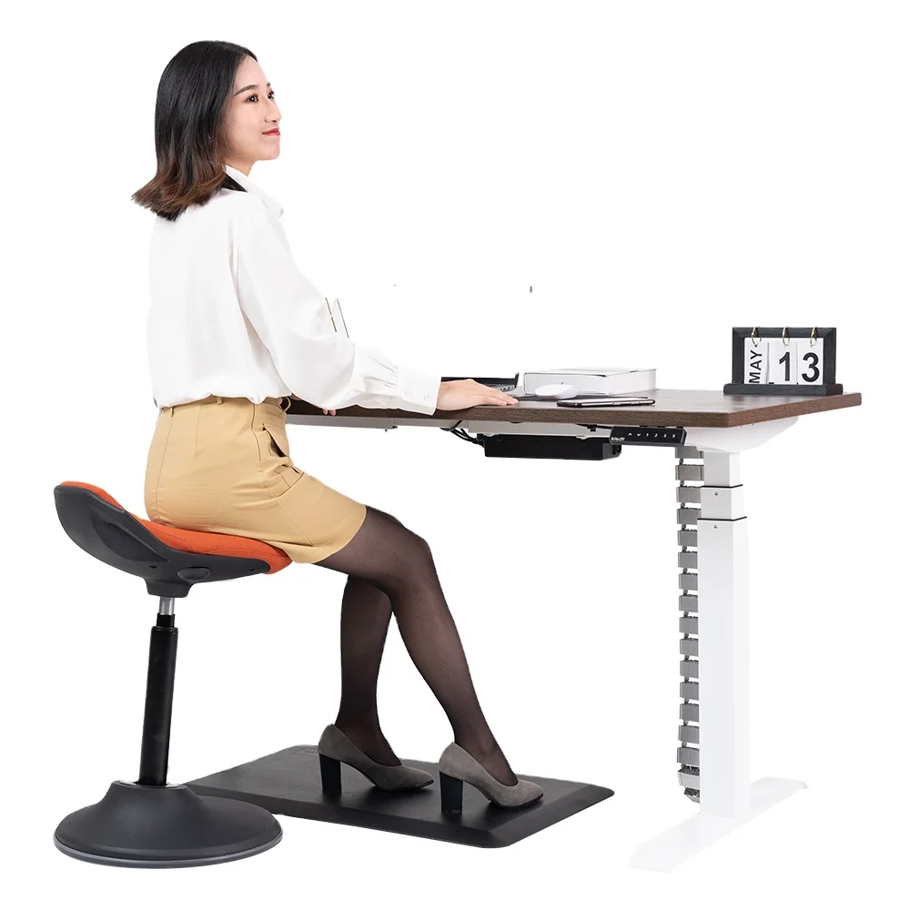 Office Ergonomic Motorized Adjustable Dual Motor Standing Desk Frame Table