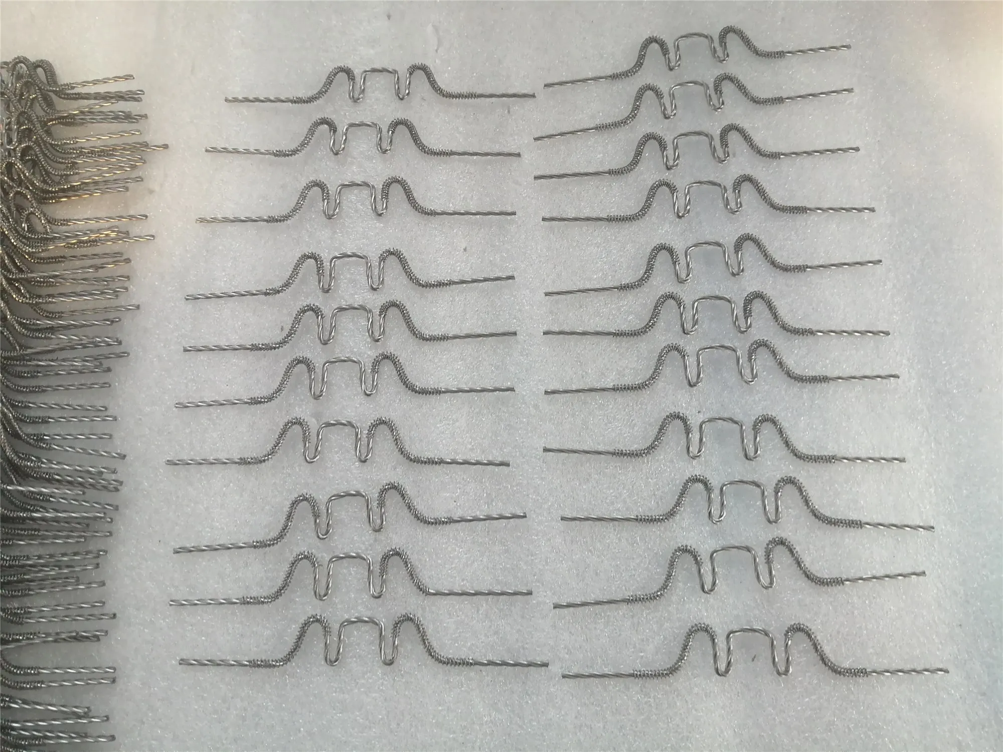 Tungsten wire filament twisted tungsten basket wire  heating elements for furnace Sale twisted tungsten wire