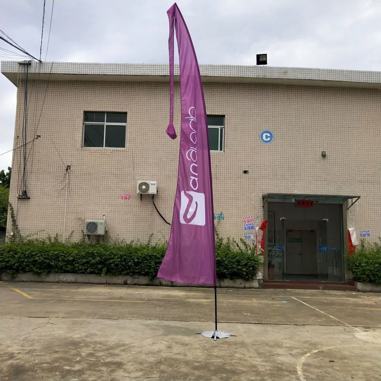 Custom design 5.6m Bali Outdoor advertising Flying Flags
