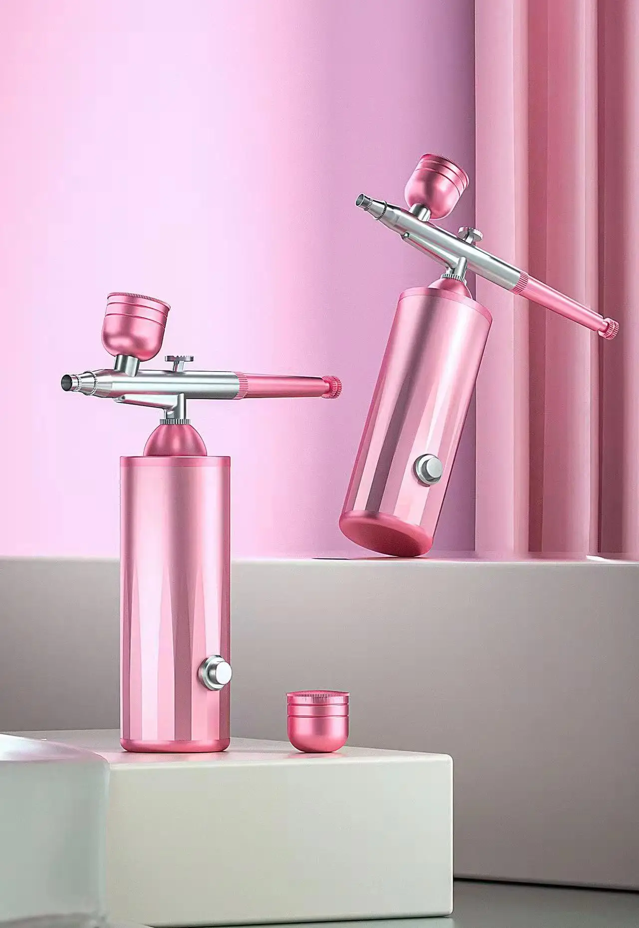 Zkagile High Pressure Oxygen Spray Beauty Facial Spray Skin Hydrating Beauty Device Blue Oxygen Injection Water Meter