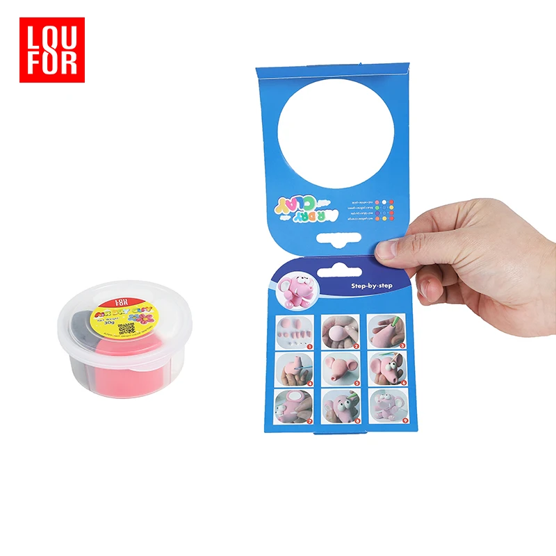 Loufor  Modeling clay super light clay for Kids High Quality Soft Dry Polymer Clay