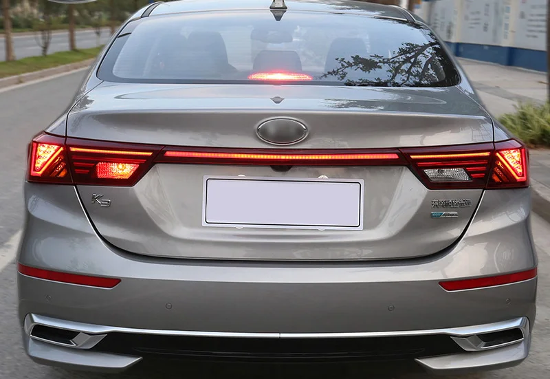 Rear Bumper trunk taillight for KIA K3 Cerato 2019 2020 LED rear fog lamp brake tail light car accessories taillamp auto parts