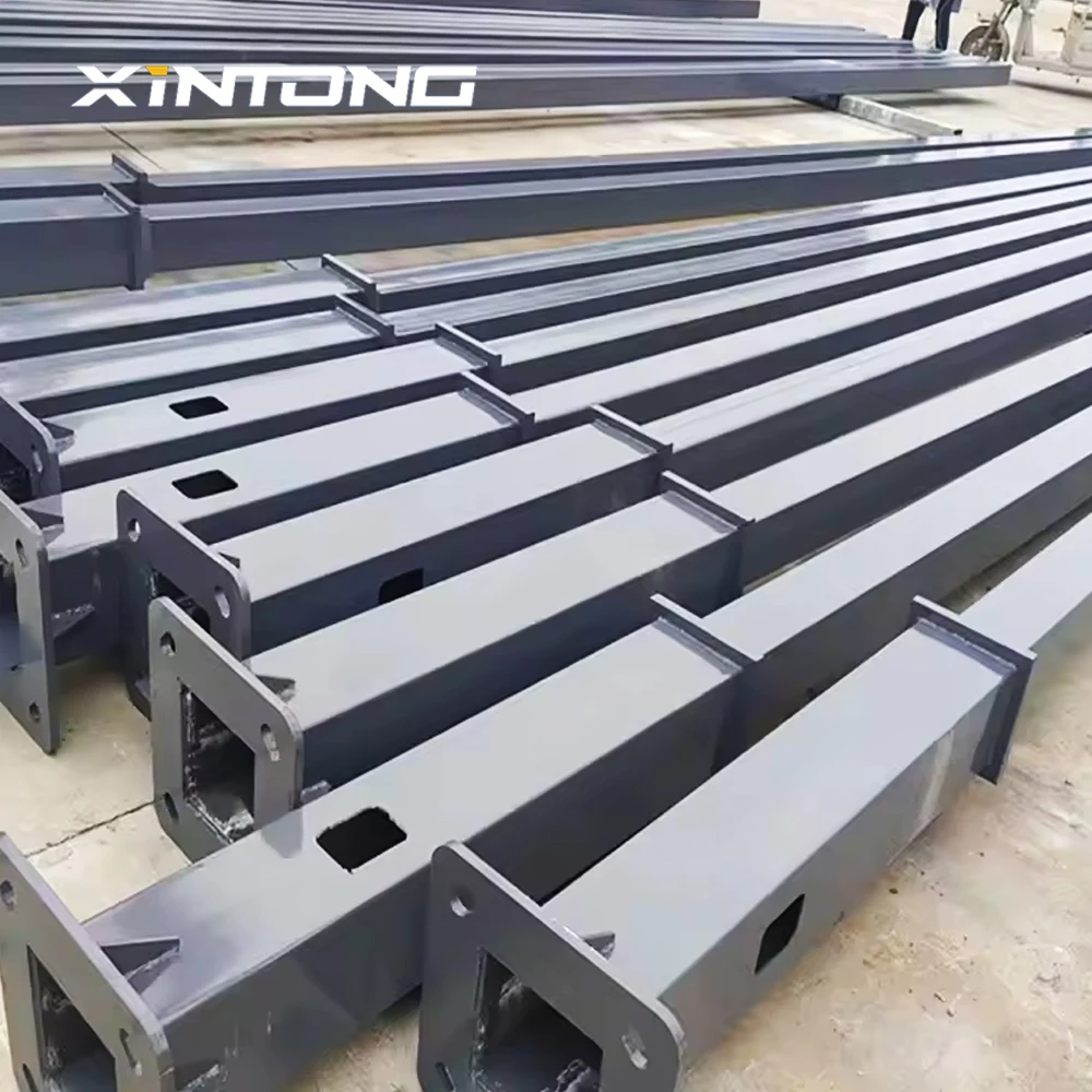 XINTONG Galvanized Octagonal Double Single Arm Customized Street Light Pole Street Lamp Post