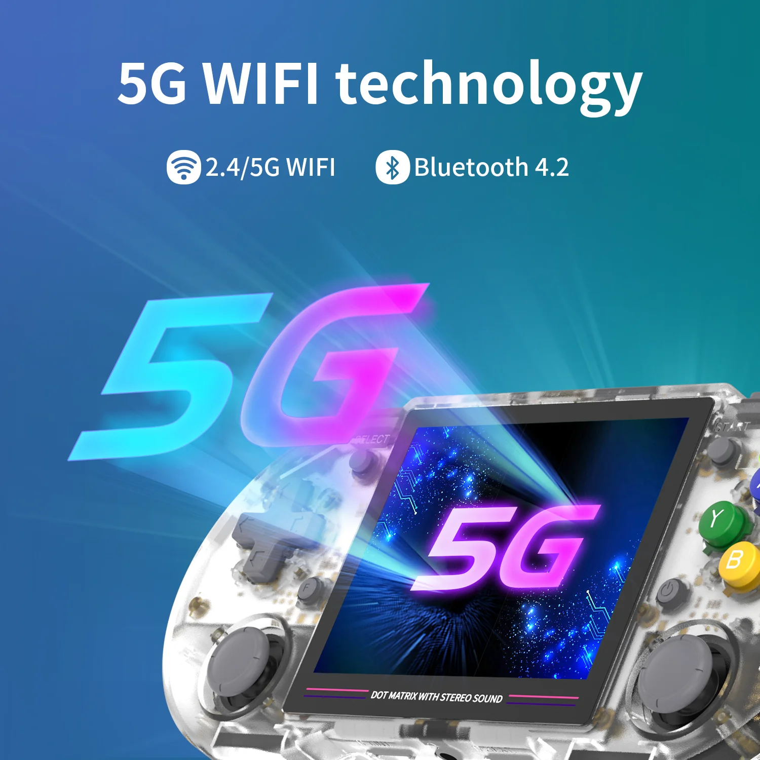 Anbernic RG353PS Retro Handheld Video Game Console 3.5-inch IPS Screen Linux System RK3566 5G Wifi TV Out Games Player Box Gift