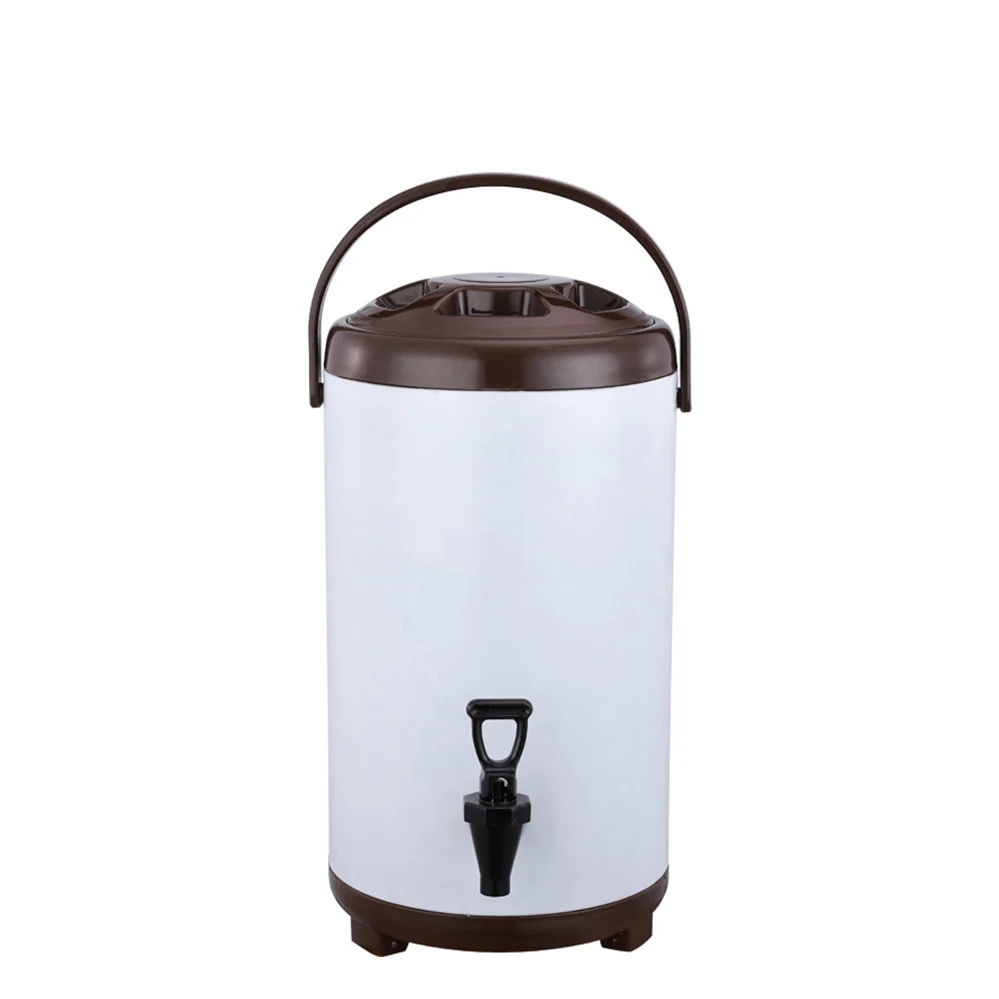 10L large capacity hot and cold drink dispenser tea urn stainless steel insulated beverage dispenser for water milk tea coffee