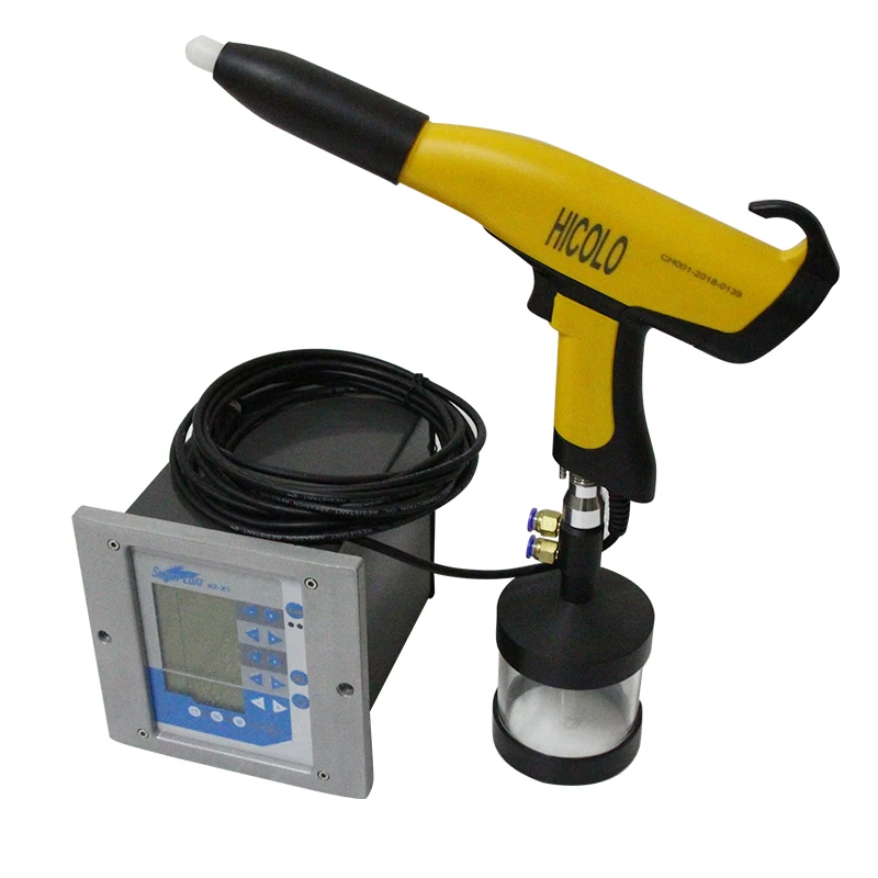 Intelligent small powder coating spray gun for sale