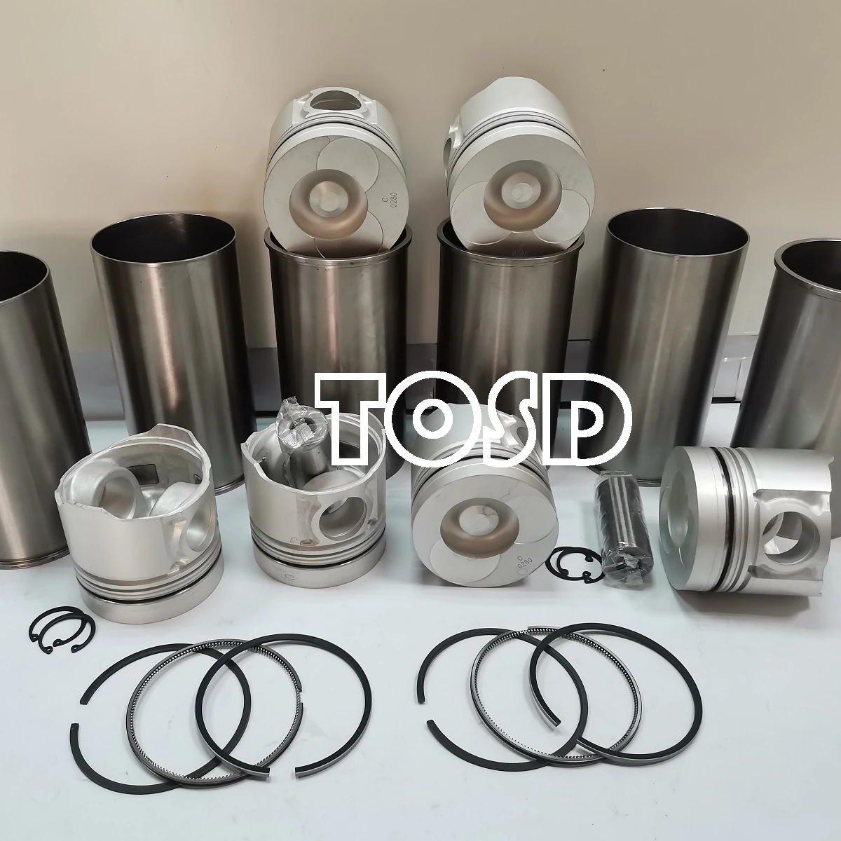 Hot Selling Machinery Diesel Engine  Mahlel DB58-7 65.02501-0416 Liner Kit Fit For Doosan DH220-7 Excavator Parts