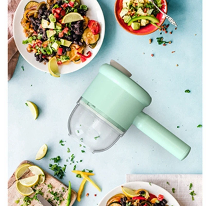 Kitchen multifunction salad master mini automatic electric chopper food grade vegetable cutter