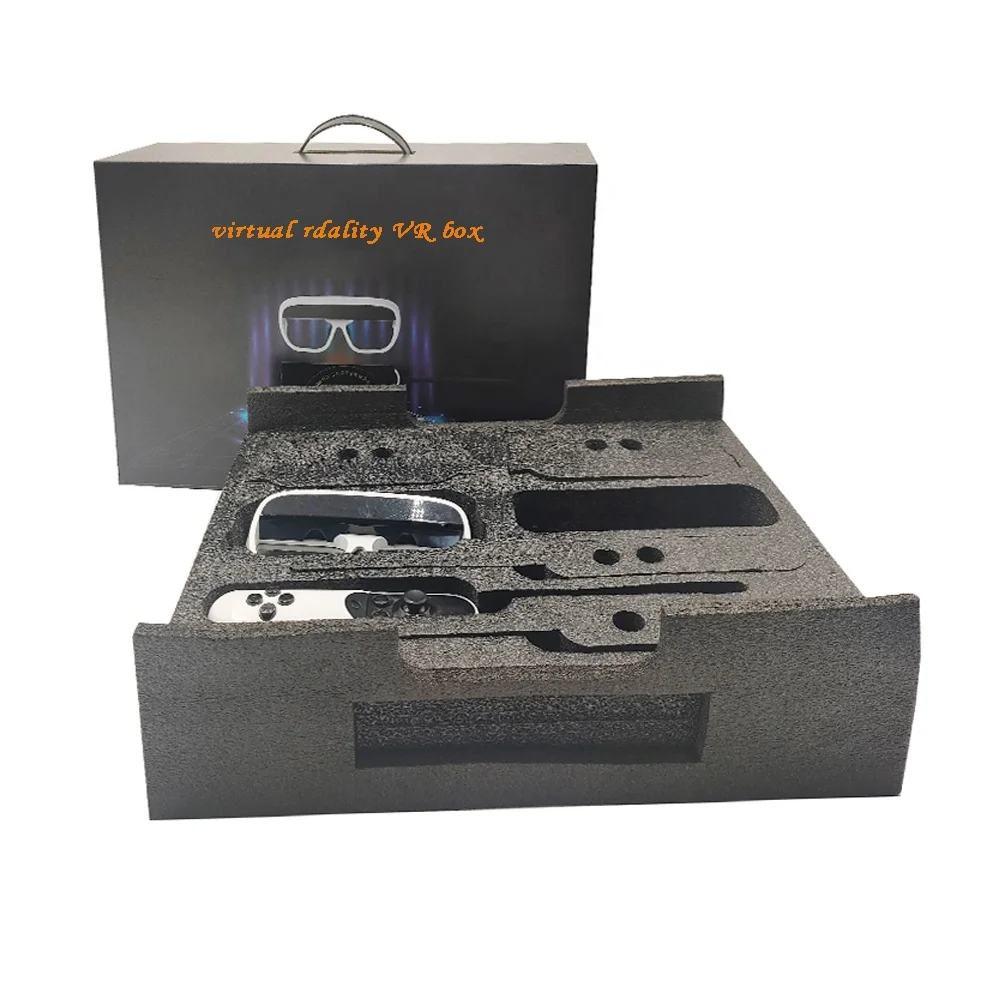 Новый дизайн VR box жесткая коробка и бытовой электроники с ручкой Игровая приставка
