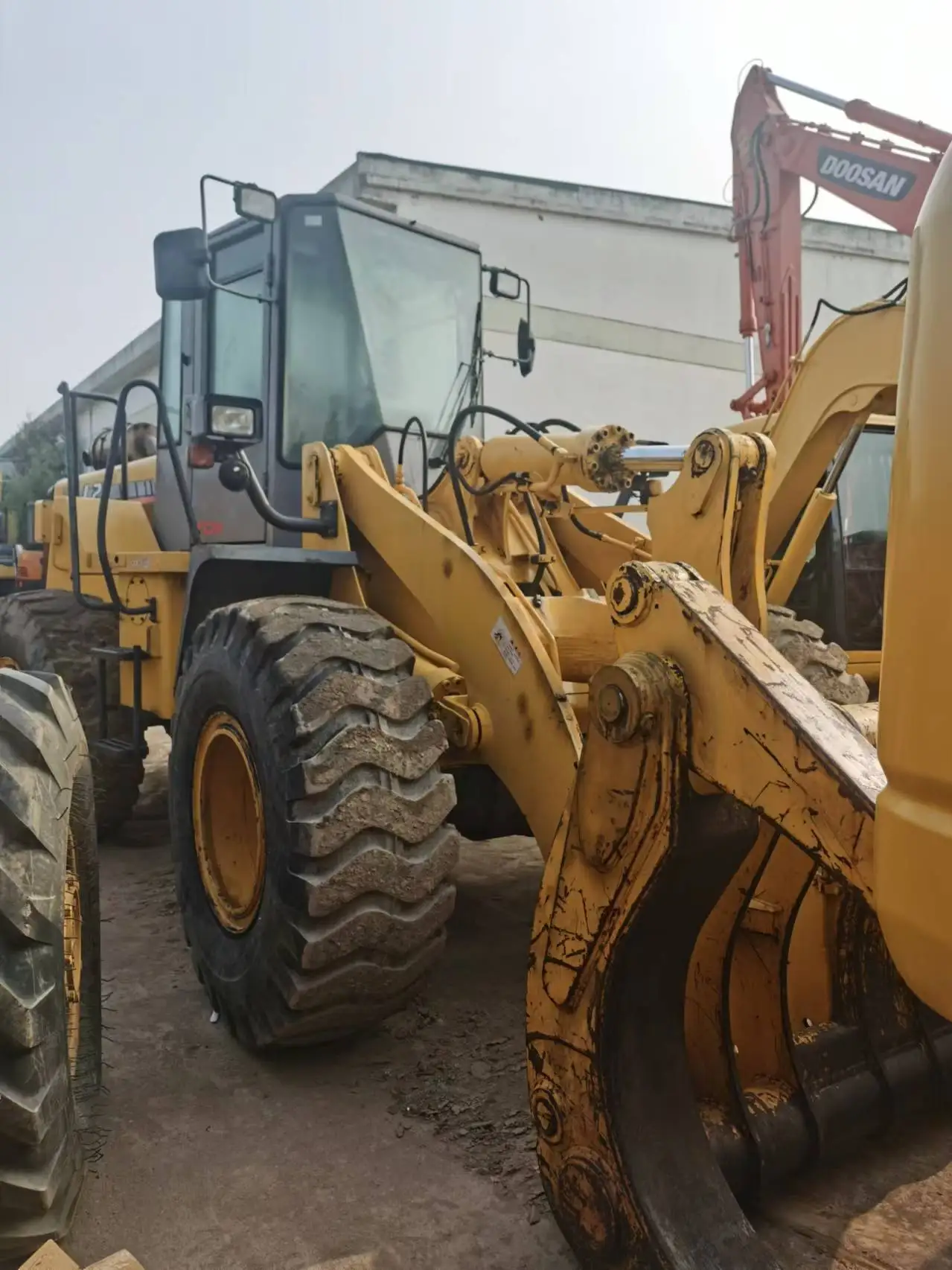 With Fork Loaders Used TCM 27 L27 L27-3 Wheel Loader Telescopic Boom Japan Made for Sale