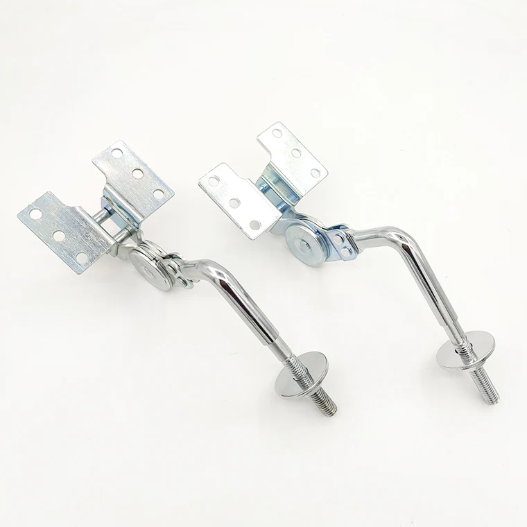 Furniture Hardware 6 Holes Headrest Accessories 5 Gear  Adjustable Sofa Headrest Hinge 90 Degrees Adjustable Fitting hinge