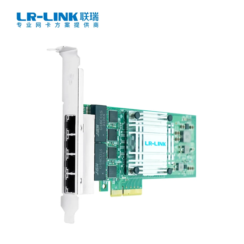 LR-LINK LRES2037PT PCI Express x4 10/100/1000 Мбит/с 4 x RJ45 портами Gigabit Lan Карта