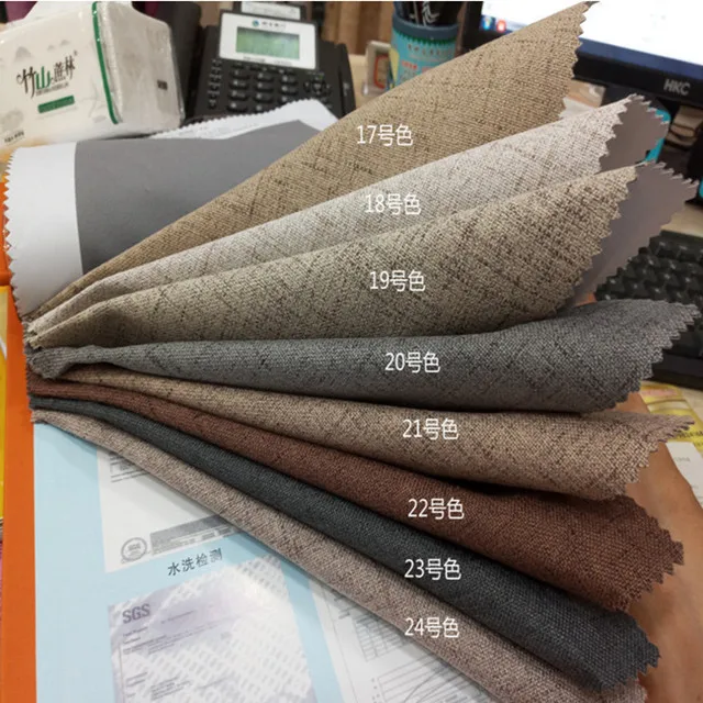 
Anti-uv 4 pass silicon coated blackout linen fabric thermal coated blackout curtain fabric 