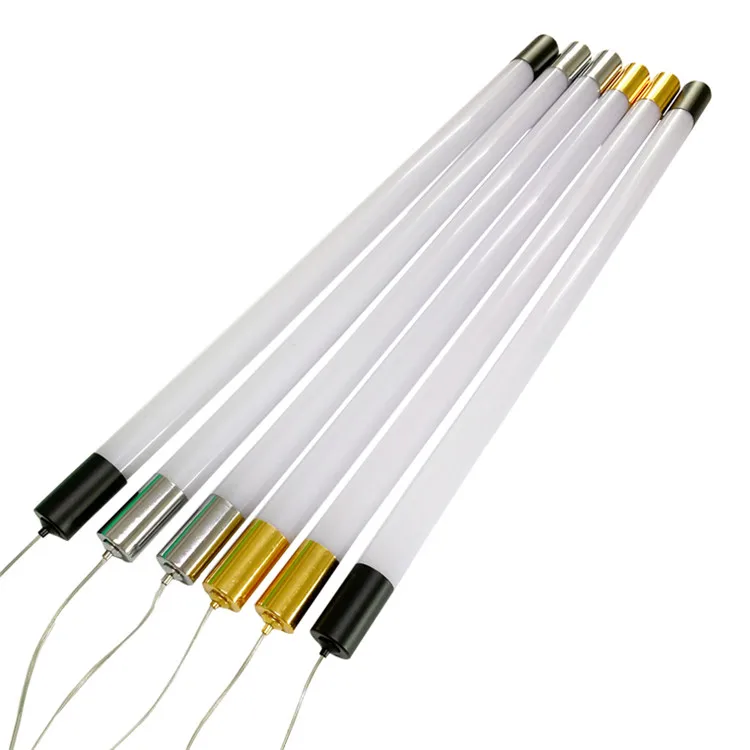 2022 new design 220V T8 2ft 3ft 4ft 18W Hoisting LED tube light Restaurant showroom decoration pendant light tube