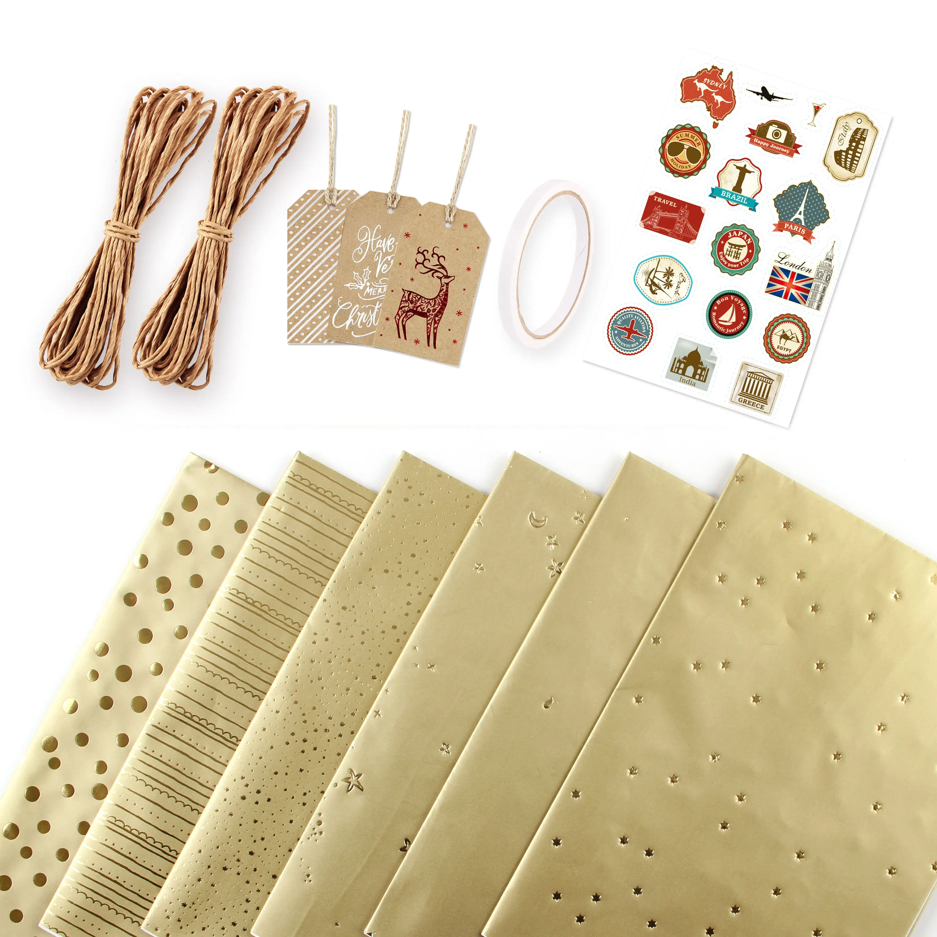 Explosion of promotio flower a4 80gsm  roll  gift custom stamping stone wrapper paper printed packing bouquet wrapping paper set