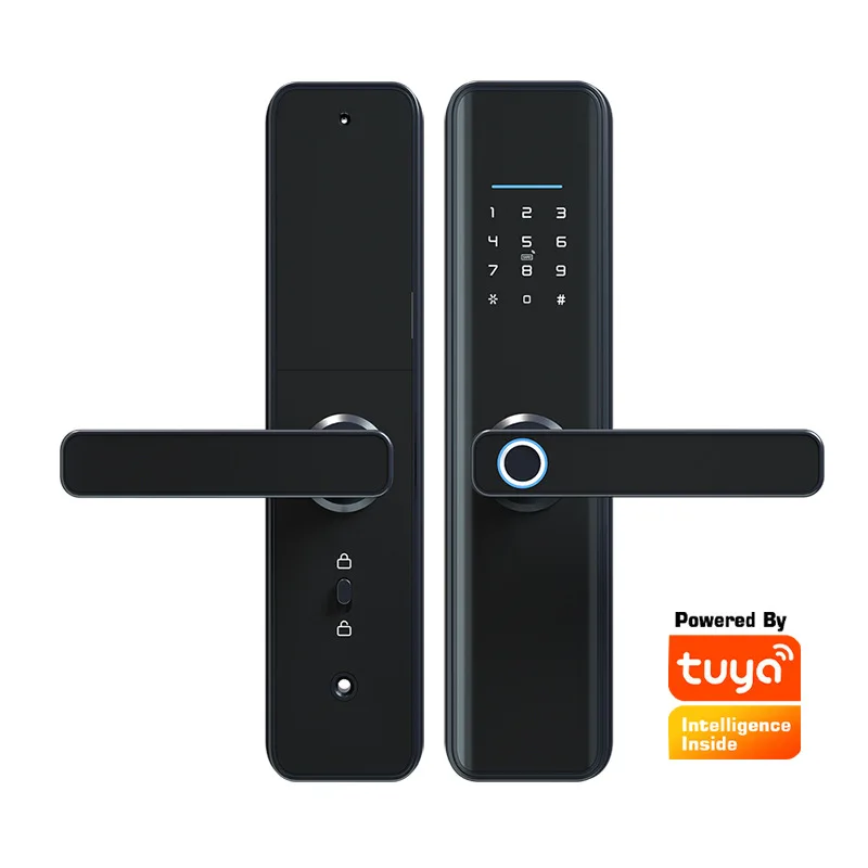 X6 Smart life TUYA APP wifi fingerprint Password RFID card smart locks Door Lock for hotel Apartment Home office Building Lock