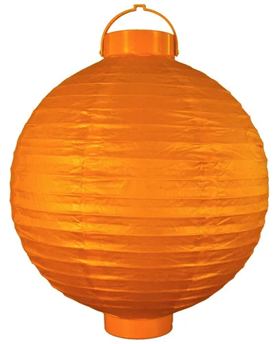 High quality 20cm LED battery operated paper lantern for garden,decoration,hotel,supermarket