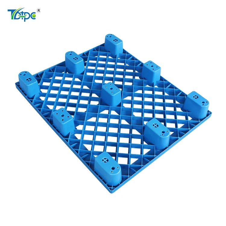 Nestable Plastic flat nine feet hdpe pallet One Way export pallets cheap 1200 x 800 plastic pallets heavy duty
