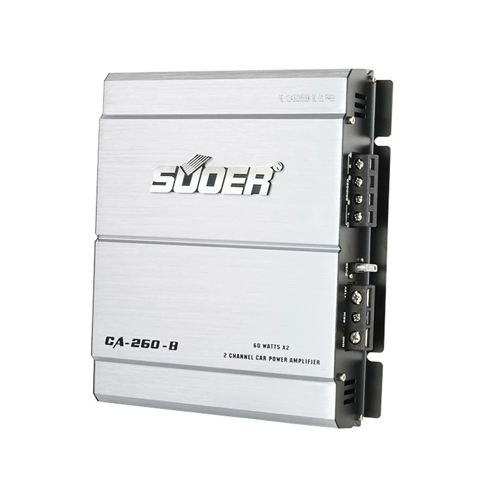 Suoer высокое качество автомобильный аудио усилитель класса ab аудио усилитель 12v комплект Оптическое волокно авто усилитель