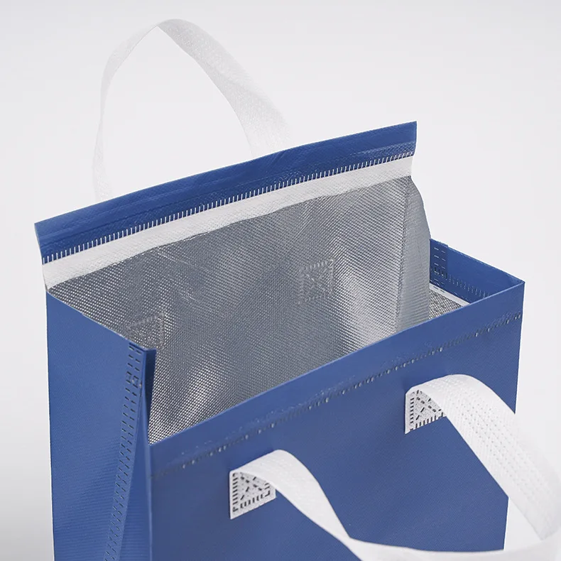 MultiColor Non-Woven Milk Tea Food Takeaway Bag Fast Food Takeaway Thermal Bag Hot Selling Reasonable Price Non Woven Cooler Bag