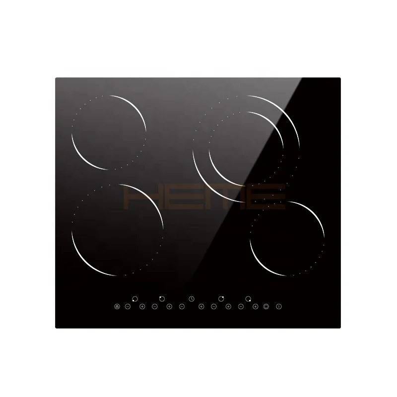 Chinese Built-in Hob Manufacturer Home Appliances Embedded Ceramic Glass Electric Fogao Cooktop de 4 bocas