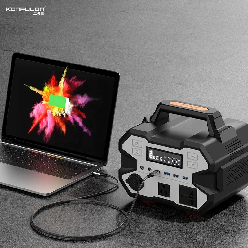 Портативный перезаряжаемый аварийный 500 Konfulon Вт 135800 мАч