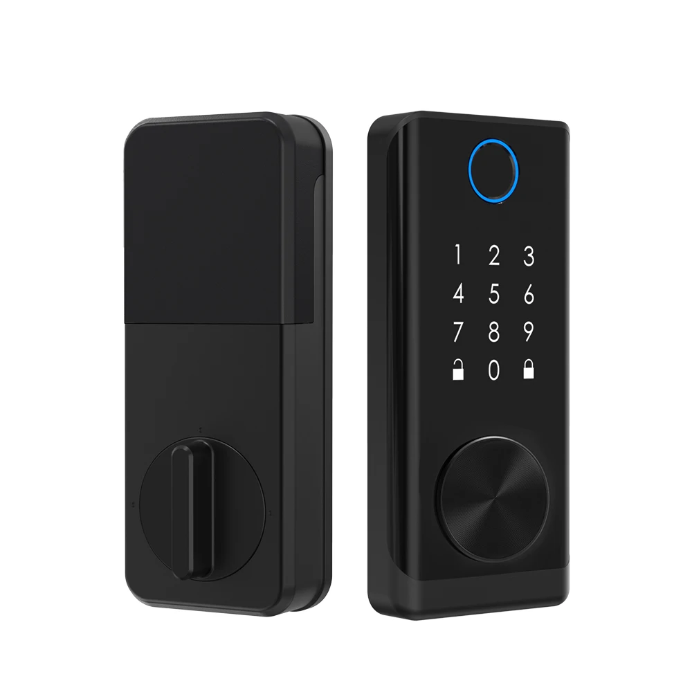 Home Zinc Alloy Safe Security Key Pad Anti-peeping Virtual Password Lock Fingerprint Biometric Smart Locker
