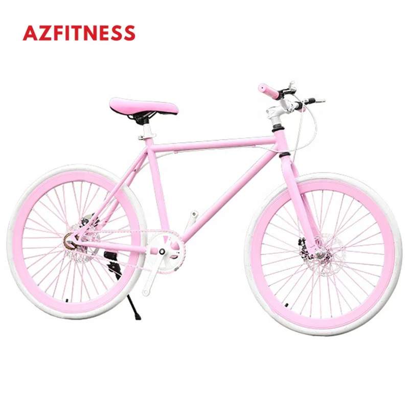 26 Inch Spoked Wheel Fitness Sports Adult Disc Brake Fashionable Aluminium Trade Fix Whole Bicycle Fixed Gear Bike