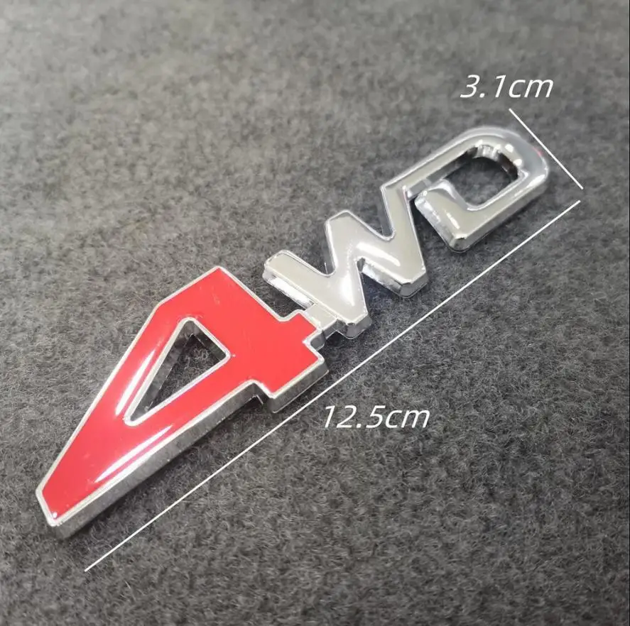 4WD Four wheel drive Car sticker Logo Emblem Badge Decals Car Styling Accessories