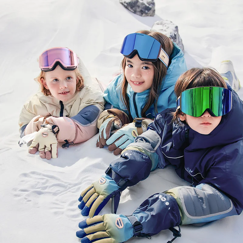 KOCOTREE Wholesale Outdoor Cold Proof Waterproof Kids Snowboard Winter Ski Gloves Thermal Snow Winter Child Gloves